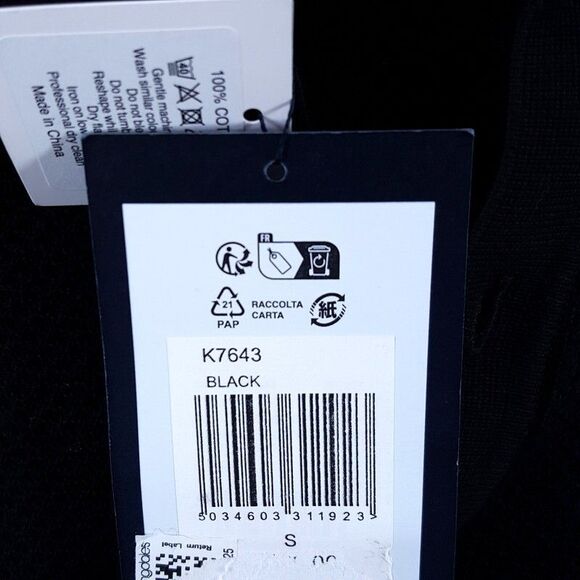 FRED PERRY Polo Shirt Mens Small Black Textured Knit Front Logo Preppy Golf $160 - Picture 4 of 10